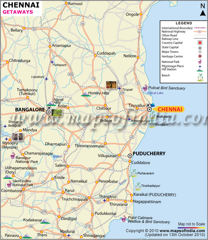 chennai region map